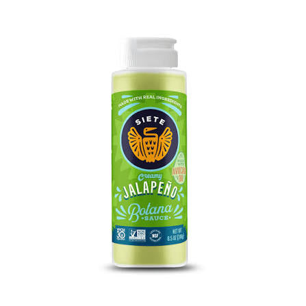 Siete Mild Creamy Jalapeno Botana Sauce, 8.5 oz.