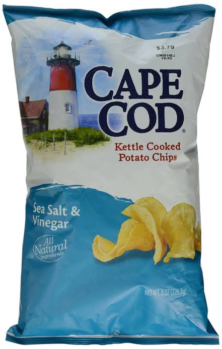 Cape Cod Kettle Cooked Sea Salt & Vinegar Potato Chips, 7.5 oz.