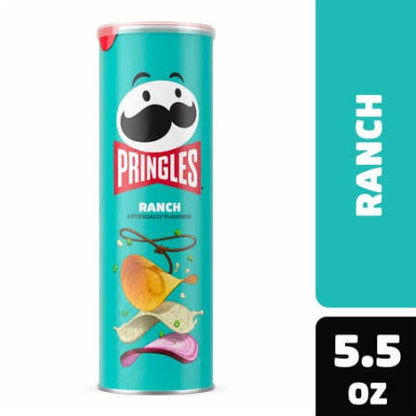 Pringles Ranch Potato Crisps, 5.5 oz.