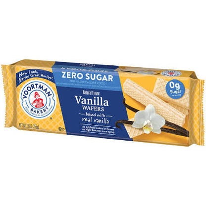 Voortman Bakery Zero Sugar Vanilla Wafers, 9 oz.