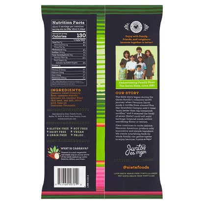 Siete Grain Free Squeeze of Lime Tortilla Chips, 5 oz.