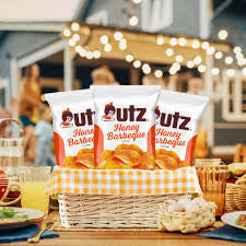 Utz Honey Barbeque Flavored Potato Chips Family Size, 7.75 oz.
