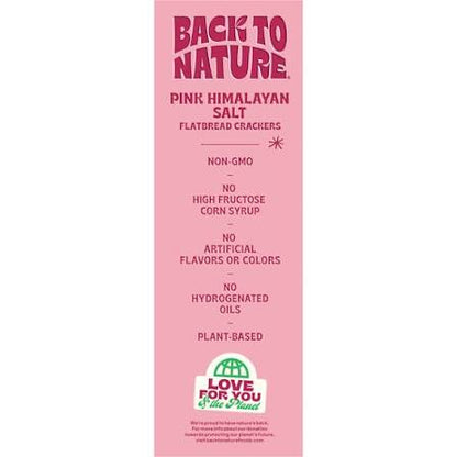 Back to Nature Pink Himalayan Salt Flatbread Crackers, 5 oz.