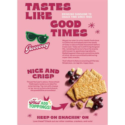 Back to Nature Pink Himalayan Salt Flatbread Crackers, 5 oz.