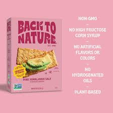 Back to Nature Pink Himalayan Salt Flatbread Crackers, 5 oz.