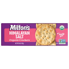 Milton's Himalayan Salt Organic Crackers, 6 oz.