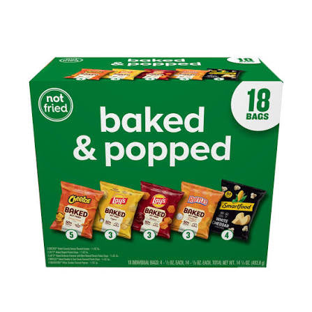 Frito-Lay Baked & Popped Mix, 18 ct.