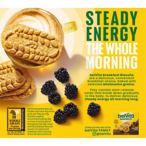 belVita Crunchy Golden Oat Breakfast Biscuits, 8.8 oz.