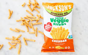 Jackson's Super Cheddar Flavored Veggie Straws, 5 oz.