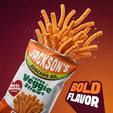 Jackson's Super Cheddar Flavored Veggie Straws, 5 oz.