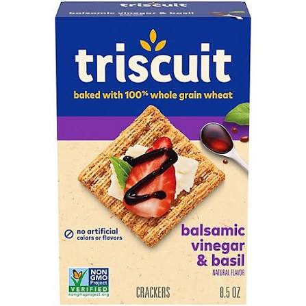 Triscuit Balsamic Vinegar & Basil Crackers, 8.5 oz.