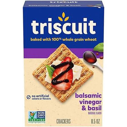 Triscuit Balsamic Vinegar & Basil Crackers, 8.5 oz.