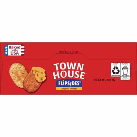 Town House FlipSides Original Oven Baked Crackers, 9.2 oz.