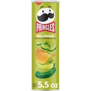 Pringles Dill Pickle Potato Crisps, 5.5 oz.