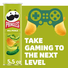 Pringles Dill Pickle Potato Crisps, 5.5 oz.