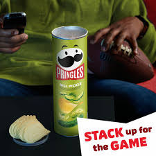 Pringles Dill Pickle Potato Crisps, 5.5 oz.