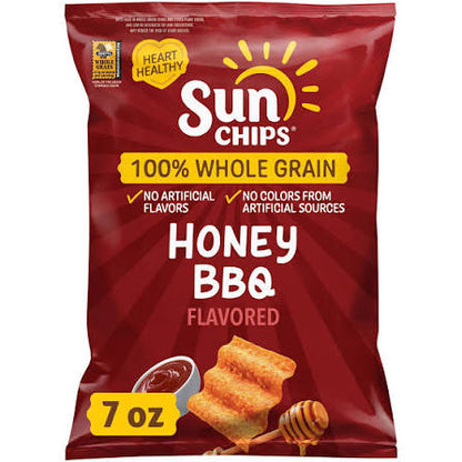 SunChips Whole Grain Snacks Honey BBQ Flavored, 7 oz.