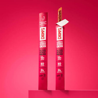 Chomps Antibiotic Free Nashville Hot Chicken Meat Stick, 1.15 oz.