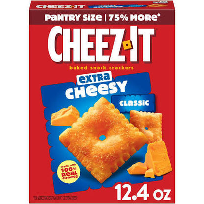Cheez-It Cheese Crackers Extra Cheesy, 12.4 oz.
