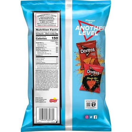 Doritos Blazin' Buffalo & Ranch Flavored Tortilla Chips, 9.25 oz.