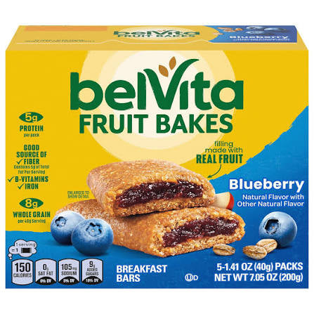belVita Crunchy Blueberry Breakfast Biscuits, 8.8 oz.
