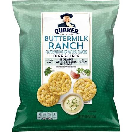 Quaker Rice Crisps Buttermilk Ranch, 6.06 oz.