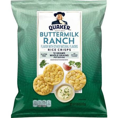 Quaker Rice Crisps Buttermilk Ranch, 6.06 oz.