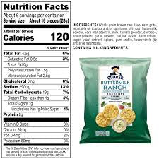 Quaker Rice Crisps Buttermilk Ranch, 6.06 oz.