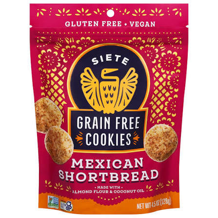 Siete Grain Free Mexican Shortbread Cookies, 4.5 oz.