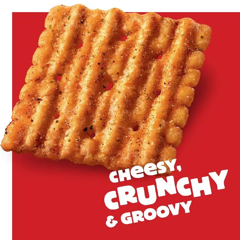 Cheez-It Grooves Loaded Nacho Crunchy Snack Crackers, 9 oz.