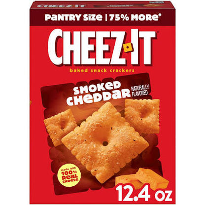 Cheez-It Smoked Cheddar Baked Snack Crackers, 12.4 oz.