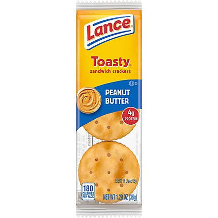 Lance Toasty Peanut Butter Sandwich Crackers, 20 ct.