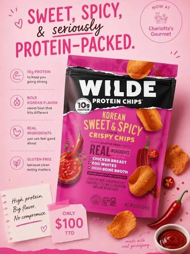 Wilde Korean Sweet & Spicy Protein Chips, 4 oz.