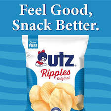 Utz Ripples Original Potato Chips Party Size, 12.5 oz.