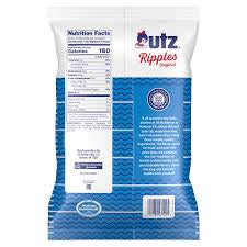 Utz Ripples Original Potato Chips Party Size, 12.5 oz.
