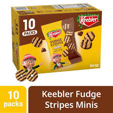 Keebler Fudge Stripes Minis Cookies, 10 oz.
