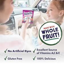 Welch's Berries 'N Cherries Fruit Snacks, 10 ct.