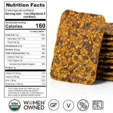 Top Seedz Black Pepper Turmeric Crackers, 5 oz.