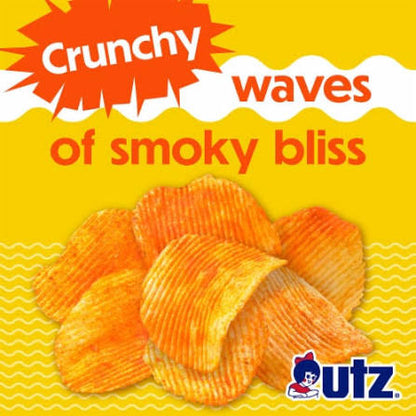 Utz Ripples Barbeque Flavored Potato Chips, 7.75 oz.
