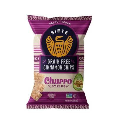 Siete Grain Free Cinnamon Churro Strips, 5 oz.