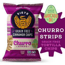 Siete Grain Free Cinnamon Churro Strips, 5 oz.