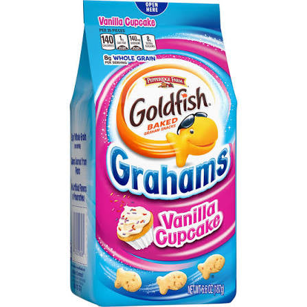 Pepperidge Farm Goldfish Grahams Vanilla Cupcake Graham Crackers, 6.6 oz.