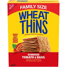 Wheat Thins Sundried Tomato & Basil Snacks Family Size, 13 oz.