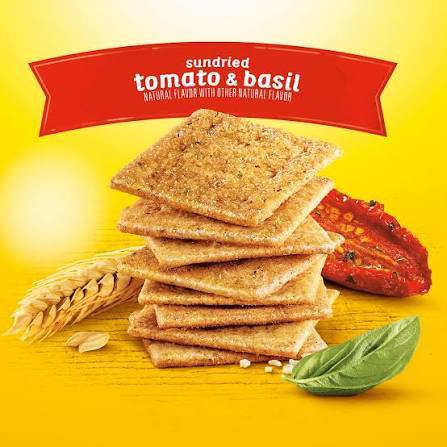 Wheat Thins Sundried Tomato & Basil Snacks Family Size, 13 oz.