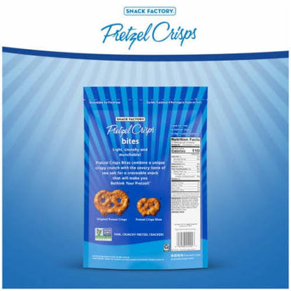 Snack Factory Sea Salt Thin & Crunchy Baked Pretzel Snacks, 9 oz.