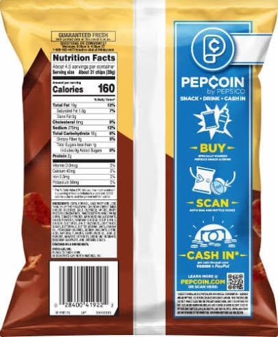 Fritos Chili Cheese Flavored Corn Chips, 9.25 oz.