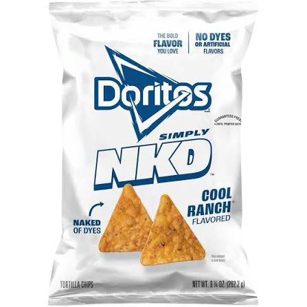 Doritos Simply NKD Cool Ranch Flavored Tortilla Chips, 9.25 oz.