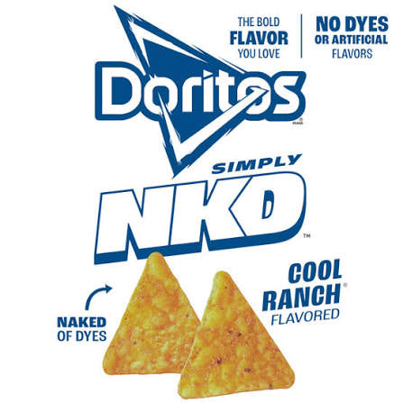 Doritos Simply NKD Cool Ranch Flavored Tortilla Chips, 9.25 oz.