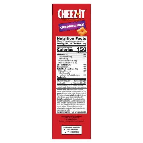 Cheez-It Cheddar Jack Crackers Pantry Size, 12.4 oz.