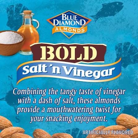 Blue Diamond Salt 'N Vinegar Almonds, 16 oz.